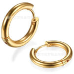 Classic titanium steel earrings, non-fading cartilage ear clips - Image 5