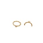 Real gold 24K electroplating strong color retention diamond setting ring - Image 5