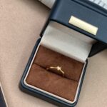 Real gold 24K electroplating strong color retention diamond setting ring - Image 3