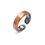 Double magnet ring metal glossy creative jewelry for opening couple ring - Image 3