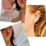Classic titanium steel earrings, non-fading cartilage ear clips - Image 4