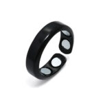 Double magnet ring metal glossy creative jewelry for opening couple ring - Image 5