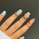High-end rings, female niche, high-end light luxury, simple butterfly rings, adjustable inlays, with diamonds, copper plating exquisite - Image 2