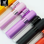 Metal 8ml Electrochemical Aluminum Three-Section Rotating Bottle Perfume Bottle - Image 2