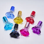 6ml Colorful Perfume Bottle Rose-Shaped glass bottle - Image 3