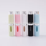 Rotary Perfume Bottle 8ml Portable Press Travel Spray Glass Inner Liner - Image 2
