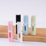 Rotary Perfume Bottle 8ml Portable Press Travel Spray Glass Inner Liner - Image 4