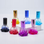 6ml Colorful Perfume Bottle Rose-Shaped glass bottle - Image 2