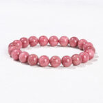Natural Stone Crystal Agate Round Bead Bracelet Tiger's Eye Stone Bead Bracelet - Image 4