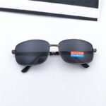 New Polarizer Wholesale Men's Sunglasses Driver Fishing Toad Mirror Sunglasses - Image 3