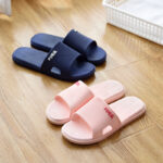 Summer PVC Bathroom Slippers Home Cartoon Couples Sandals Indoor Cute Bath Slip Sandals Women's Stalls - Image 3