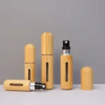 Natural Bamboo Perfume Atomizer Bottle (5ml & 8ml)  Refillable Travel Spray Bottle