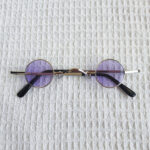 Silver frame purple