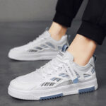 2025 Summer New Breathable Mesh Shoes Men's Trendy Versatile Little White Shoes Student Athleisure Sneakers Trendy Shoes - Image 4