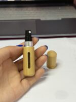 Refillable Natural Bamboo Perfume Atomizer Bottle  5ml & 8ml Portable Travel Fine Mist Spray - Image 7
