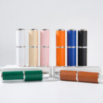 8ml Leather Twist-Up Perfume Atomizer  Portable Refillable Glass Spray Bottle - Image 2