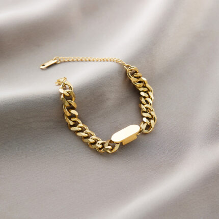 Cuban chain imitation jewelry clasp gold