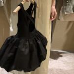 Girls' Black Backless Bubble Skirt Tank Dress  Summer Sleeveless Princess Sundress - Image 4