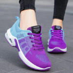 Women's Shoes Spring Cross-Border Women's Sports Shoes Plus Size Soft-Soled Running Shoes Air Cushion Shoes Casual Mesh Shoes
