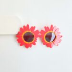 Red sun flower
