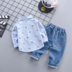 Wholesale Boys Spring Clothes Set 2026 New Trendy Handsome Baby Kids Baby Spring and Autumn 1-3 Year Old Children's Children's Clothing - Image 3