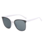 Three point white frame gray sheet