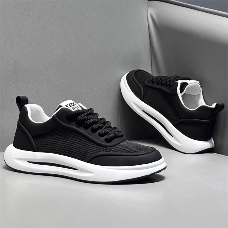 O1CN015GjQKZ1m3KzrKhjYI_2207977544898-0-cib.jpg Men's Shoes 2025 Summer New Breathable Mesh Shoes Fashionable and Versatile Little White Shoes Comfortable Soft Sole Athleisure Shoes Men - Image 1