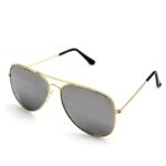 Gold frame white mercury