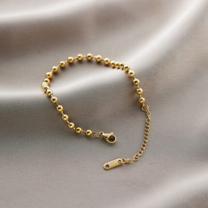 Bead chain gold