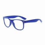 Dark blue frame white film