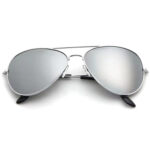Silver frame white mercury