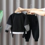 Boys' suit spring and autumn clothes 2026 new children's handsome fashion clothes trendy baby spring Internet celebrity sweatshirt - Image 5