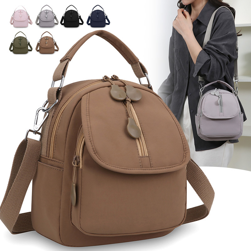 O1CN018iQJtr2431s8cD8j4_2215812177334-0-cib-1.jpg Women's Fashionable Nylon Small Square Crossbody Bag Lightweight Canvas Shoulder Purse, Phone & Coin Pouch (Factory Direct) - Image 1