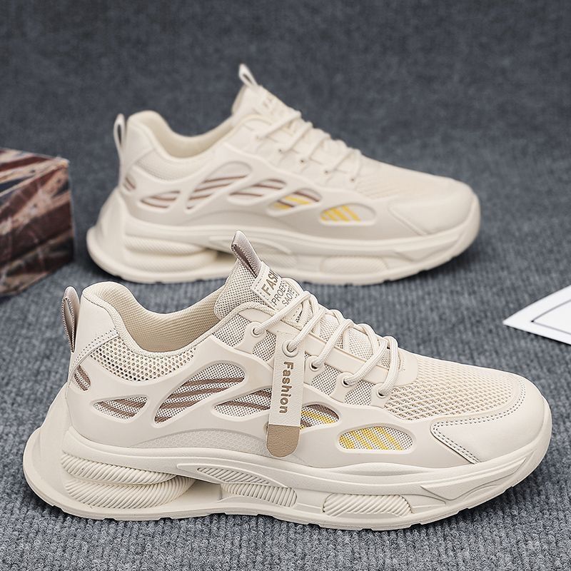 O1CN018lhJum1Gai0wUbbWU_2210952420639-0-cib.jpg Spring Men's Shoes, New Breathable Mesh Shoes, Men's Korean Version, Versatile Platform Sneakers, Casual Running Dad Shoes - Image 1