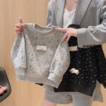 2026 spring new Korean version of baby girls, medium and large children's suits, autumn clothes, children's sweatshirts, two-piece autumn set - Image 4