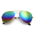 Gold frame multicolored film