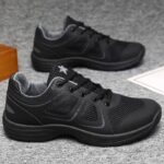 Ultra-Light Breathable Training Shoes Summer Black Wear-Resistant Running Sneakers - Image 4