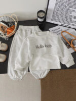 Girls' suit sweatshirt fashionable casual foreign style children's 2025 baby spring and autumn new princess style three-piece outerwear - Image 3