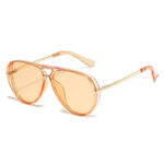Orange slices in a transparent orange frame