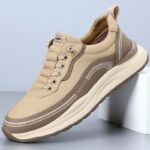 Summer New Men's Shoes Leather Shoes Men's Breathable, Lightweight And Thin Lazy Sports One-Foot Pedals Trendy Sports And Casual Shoes - Image 2