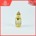 6ml Bronzed Glass Roller Perfume Bottle Luxury Refillable Essential Oil & Attar Dispenser - Image 5