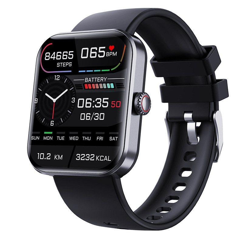 O1CN01GViO3L1LEKiryd2AV_2217111761267-0-cib.jpg F57L Health Smartwatch Heart Rate, BP & SpO2 Monitor with Bluetooth Fitness Tracking - Image 1
