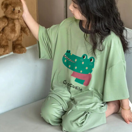 T11 Green Dinosaur (Same style as boys and girls)