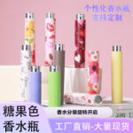 10ml Printed Glass Twist-Up Perfume Atomizer Portable Travel Refillable Spray Bottle