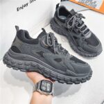 Labor Protection Shoes, Men's Shoes, Spring New Breathable Shoes, Men's Construction Site, Anti-Slip and Wear-Resistant Sneakers, Daddy Trendy Shoes - Image 2