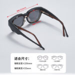 Polarized Fit-Over Sunglasses Set UV400 Protection Driving Glasses For Men & Women Wearing Prescription Lenses - Image 4