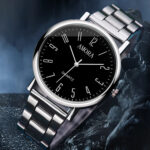 9-12 silver steel strip - black side