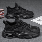 Men's Shoes 2025 Summer New Breathable Shoes Men's Trend Versatile Platform Sneakers Casual Running Dad Trendy Shoes - Image 3