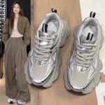 Lightweight Mesh Chunky Dad Sneakers  Breathable Platform Athleisure Shoes For Summer Women