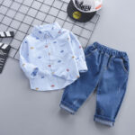 Wholesale Boys Spring Clothes Set 2026 New Trendy Handsome Baby Kids Baby Spring and Autumn 1-3 Year Old Children's Children's Clothing - Image 2